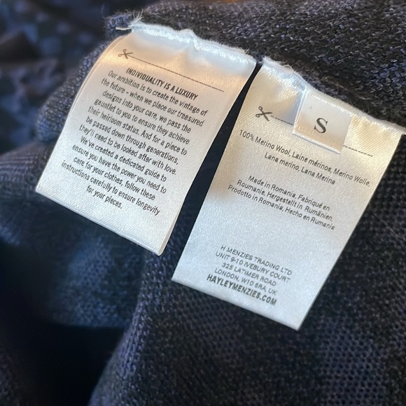 🌸NWT Hayley Menzies cherry blossom girl aw23 jacquard split skirt in abstract S - Picture 4 of 13